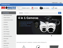 Tablet Screenshot of dvrmaster.com